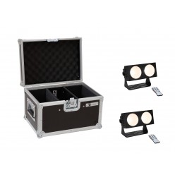 EUROLITE Set 2x LED CBB-2 COB WW Bar + Case